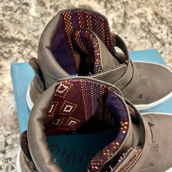 Blowfish high tops, vegan leather. - Picture 4 of 5